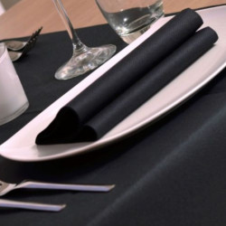 Black Airlaid Napkins 40x40 PLUS line - 800pcs